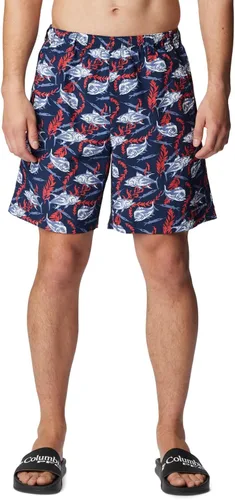 Vista 102 de Columbia Super Backcast - Pantalón corto de agua para hombre Impresión de tinte negro
