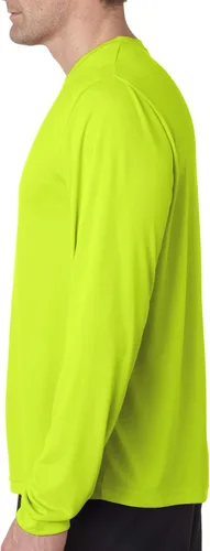 Vista 3 de Hanes Camiseta de manga larga para hombre Cool DRI Performance (482L)
