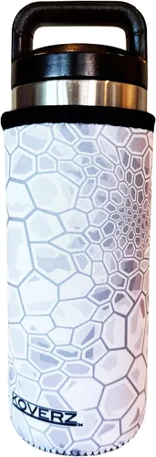 Vista 23 de Funda de neopreno para botella de agua Koverz, funda de neopreno, se ajusta a botellas de agua de 24-30 oz, lavable y reutilizable, tamaño grande