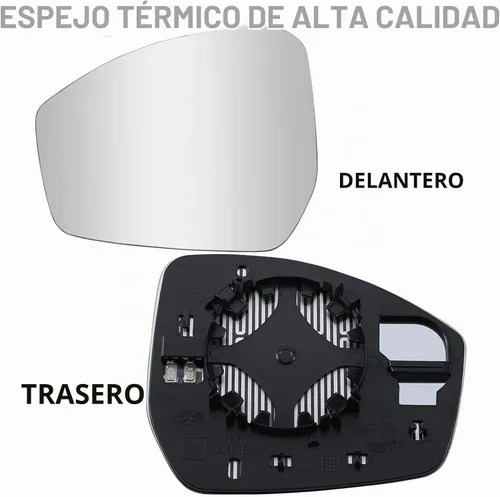 Vista 2 de Espejo lateral de repuesto para Land Rover Range Rover Evoque 2014-2017, Discovery Sport 2015-2023, para Jaguar F-Pace 2017-2023, E-pace 2018-2021