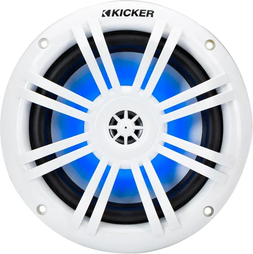 Vista 4 de KICKER 49KM604WL KM 6.5" 4Ω Altavoces Coaxiales Marinos LED Azul - Par