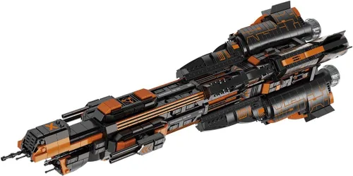 Vista 2 de FunXylophy Starship - Juego de bloques de construcción, colección Expedition Space Adventure, kit de construcción para adultos, 1888