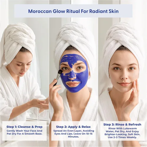 Vista 5 de Nila & Vitamin C - Máscara facial iluminadora Máscara de arcilla para refinar poros para cara con miel y arcilla blanca Mascarillas faciales