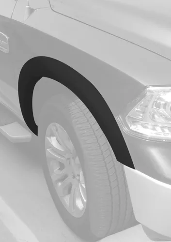 Vista 2 de Paquete de guardabarros con aletas de barro para Dodge Ram 1500 2009-2018. Diseño de fábrica/OE. Juego completo de 4