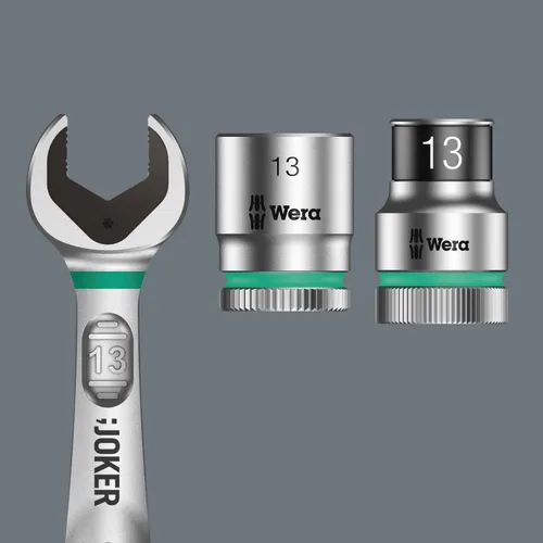 Vista 3 de Wera Zyklop 8790 HMC 1/2" zócalo, cabeza hexagonal 3/4" x longitud 1.457 in