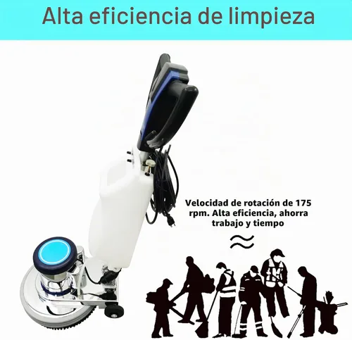 Vista 6 de INTSUPERMAI Pulidor de piso de 18 pulgadas, pulidor de piso comercial resistente de una sola almohadilla para azulejos, máquina de pulidor de pisos