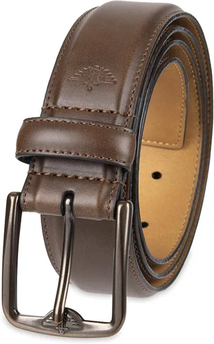 Vista 12 de Dockers Cinturón casual de cuero para hombre, estilo diario (tamaño regular y grande y alto)