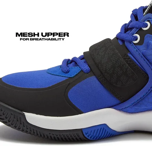Vista 2 de AND1 Zapatos de baloncesto para niños y niñas, tenis de baloncesto geniales para niños, talla 11 a niño grande 7, tenis de caña media o alta