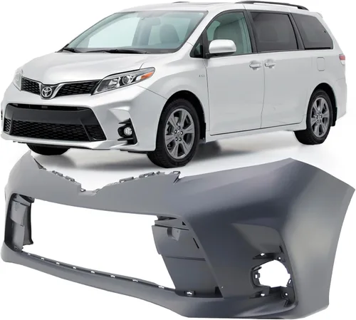 Vista 48 de FitParts Compatible con Nissan Titan 2017 cubierta de parachoques delantero superior
