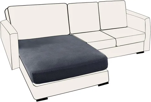 Vista 29 de UNBBRRL Fundas de cojín de asiento para sofá, elásticas, funda de cojín individual para sofá, fundas de cojín para sofá, fundas de héroe protegen