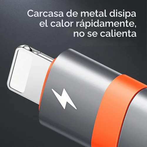 Vista 7 de mcdodo Adaptador USB C a Lightning de 36 W tipo C a Lightn-ing, convertidor de cable de carga USB C para iPhone 14/13/12/11/XS/XR/SE/AirPods