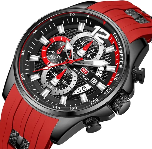 Vista 2 de KXAITO Mens Watches Military Sport Waterproof Chronograph Watch Luminous Silicon Strap Casual Watches for Men Fashion Analog Quartz Business Wrist