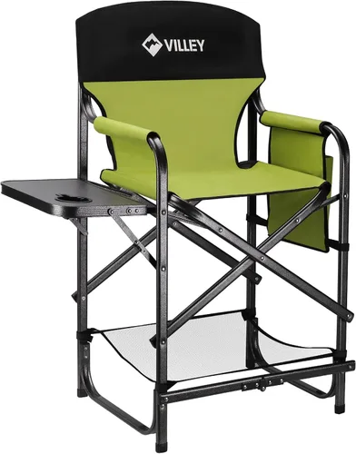 Vista 3 de VILLEY Mesa de camping portátil + silla plegable de directores