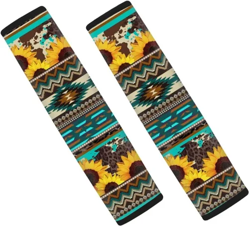 Vista 10 de FOR U DESIGNS - 2 fundas universales para cinturón de seguridad, correa de hombro, almohadillas para coche/bolsa, cinturón de seguridad suave