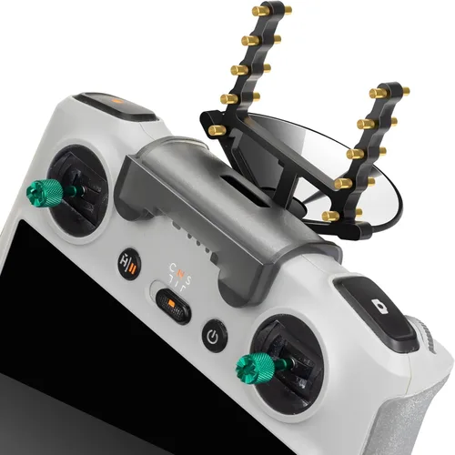 Vista 5 de Amplificador de señal de drone Extensor de rango para DJI Mini 3/Mini 3 Pro Drone Control remoto Range Extender Yagi Antena Amplificador de señal