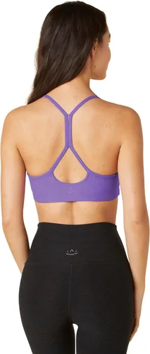Vista 3 de Beyond Yoga Spacedye - Brasier deportivo delgado con espalda cruzada para mujer