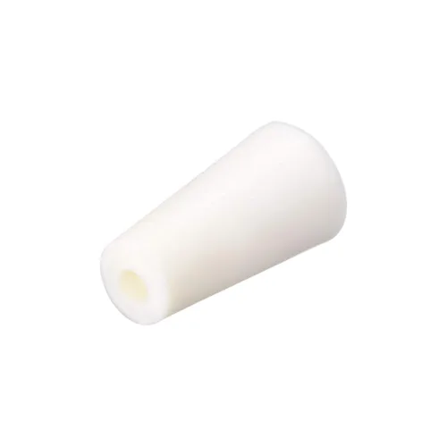 Vista 3 de uxcell 12-17mm Beige Drilled Silicone Stopper Plugs for Flask Test Tube Stopper 8pcs
