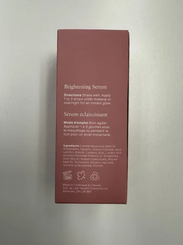 Vista 4 de VASANTI Suero iluminador que aumenta el resplandor – Suero facial de vitamina C con arbutina, gayuba y antioxidantes para tez radiante, tono de piel
