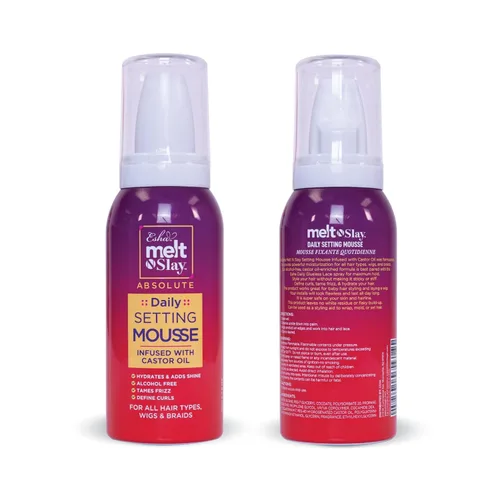 Vista 2 de Esha Melt N Slay - Mousse para el cabello (2.7 onzas líquidas)