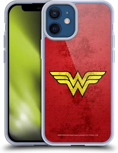 Vista 130 de Head Case Designs Funda de gel suave con licencia oficial de Wonder Woman DC Comics Classic Logos compatible con Apple iPhone 7 Plus/iPhone 8 Plus