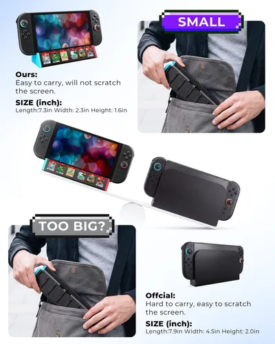 Vista 9 de Estación de acoplamiento Switch 2 para Nintendo Switch 2 Dock con HDMI 4K