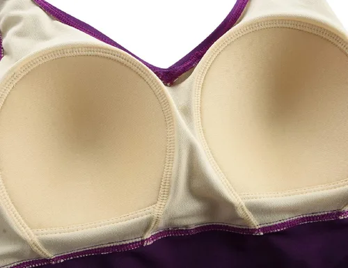 Vista 5 de Septangle Traje de baño tankini para mujer con cuello en V