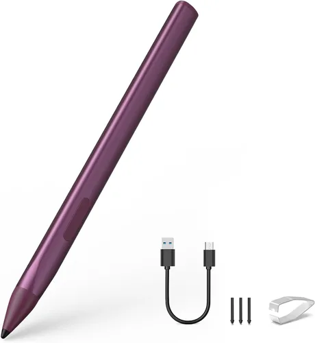 Vista 7 de Lápiz táctil para HP Envy X360 Pavilion X360 Spectre X360 Spectre X2 Envy X2 Recargable MPP 2.0 Lápiz táctil con inclinación activa con sensibilidad