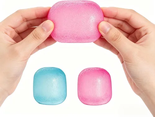 Vista 8 de Fidget Toys Dream Squishy Drop, Cubos Squishies Antiestrés, Alivio de Ansiedad y Estrés, Cubo Antiestrés de Hielo Squishy-Drop Bolas de Azúcar