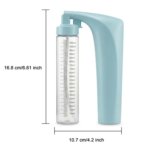 Vista 9 de Elitzia Rociador facial hidráulico portátil vaporizador facial Cool Facial Mister Face Spray hidratante e hidratante humidificador máquina de Azul
