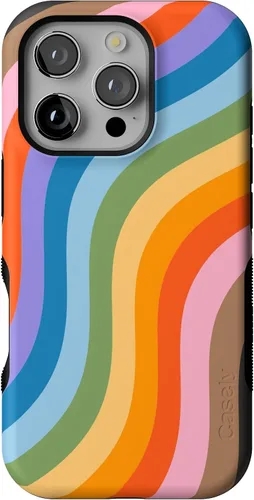 Vista 29 de Casely - Funda protectora para iPhone 16 Pro, diseño All Smiles, sticker de cara sonriente, colección Bold, compatible con MagSafe