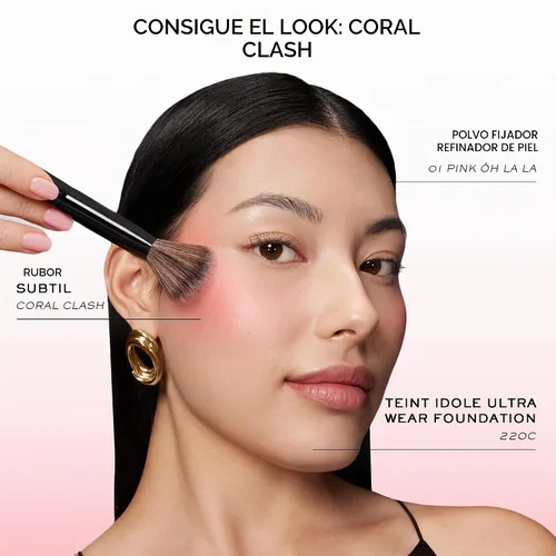Vista 5 de Lancôme Blush Subtil Blush - Polvo de maquillaje sedoso sin aceite - Rubor facial de larga duración Ultra-Fine Silky Powder Blush for Seamless