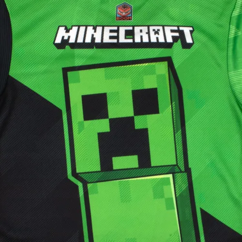 Vista 8 de Minecraft Creeper - Camiseta deportiva para niños, 2