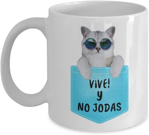 Vista 4 de Presente para hermana Taza de café original taza chistoza para novia, esposa, prima