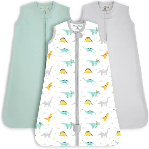 Vista 29 de Mama Cheetah Saco de dormir para bebé de 0.5 TOG, Manta portátil de algodón orgánico para bebé con cremallera bidireccional, Saco de dormir