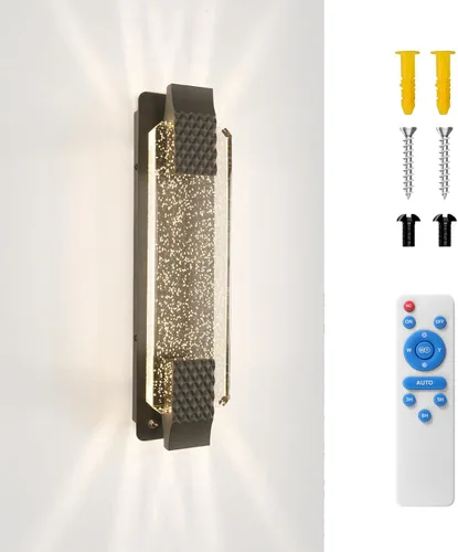 Vista 8 de camuucci Aplique de pared a pilas recargable de 12000 mAh, lámpara de pared para interiores, no cableada, para dormitorio, sala de estar, 1 paquete