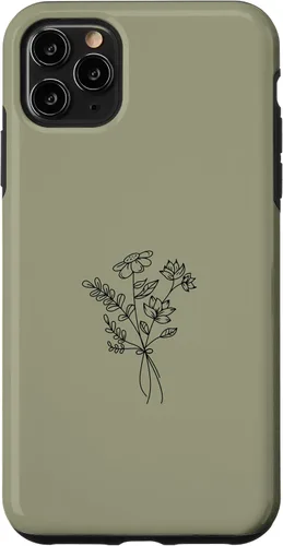 Vista 13 de Funda para iPhone 16 Wildlfower Floral Flower Khaki