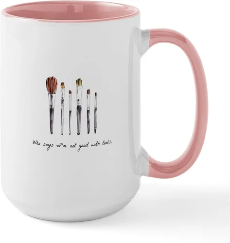 Vista 9 de CafePress Taza de café de cerámica para profesor/matemáticas inglesas, taza de té de 15 onzas