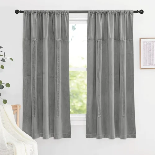 Vista 39 de NICETOWN Cortina Opaca con Aislamiento Térmico – Persiana Enrollable para Ventana de Bebé para Dormitorio/Acción de Gracias