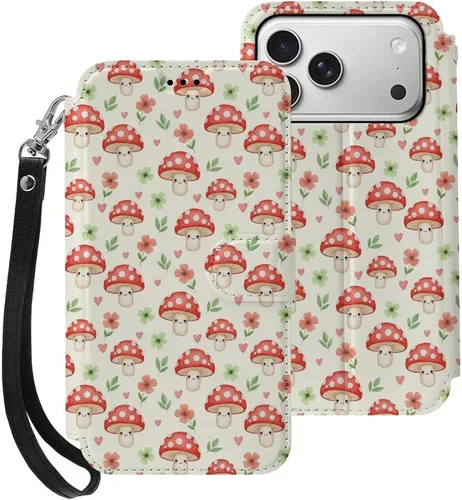 Vista 17 de SWEET TANG Funda protectora para iPhone 17, con tarjetero y tarjetero Patrón 828