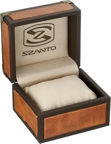 Vista 3 de Szanto SZ Unisex 6202Coin Cojín automático Analog Display japonésReloj automático negro