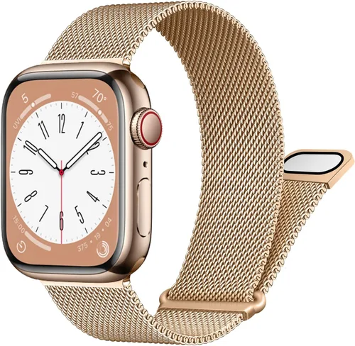 Vista 18 de Correa milanesa para Apple Watch Band de 1.575 pulgadas, 1.732 pulgadas, 1.614 pulgadas, 1.772 pulgadas, 1.654 pulgadas, 1.614 pulgadas, 1.614