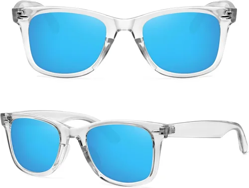 Vista 113 de MEETSUN Polarized Sunglasses for Women Men Classic Retro Square Frame Driving Sun Glasses UV Protection