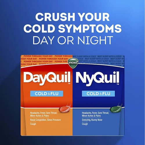 Vista 6 de Nyquil Liquicaps 16ct DXM Tamaño 16ct Nyquil Liquicaps 16ct