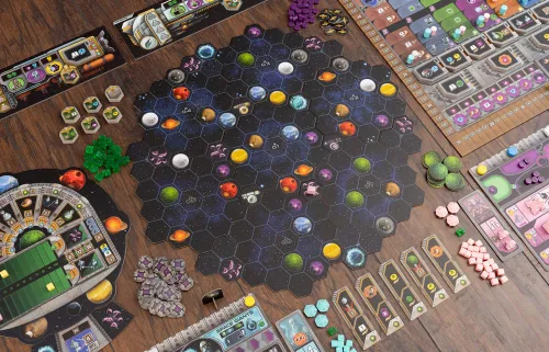 Vista 3 de Capstone Games Gaia Project The Lost Fleet - Juego de mesa de estrategia de expansión