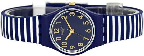 Vista 4 de Swatch Reloj unisex ORA D'ARIA (Modelo LN153), Azul, Movimiento de cuarzo