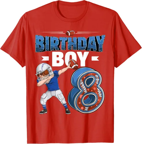 Vista 75 de Dabbing Boy - Camiseta de 8 años de fútbol americano americano, Negro, S