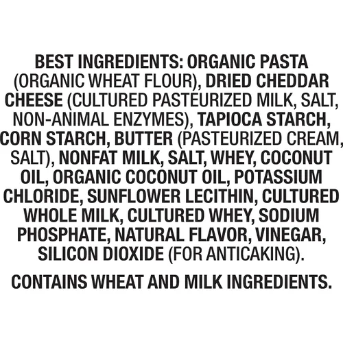 Vista 3 de Annie's Macarrones con queso cheddar blanco para microondas con pasta orgánica, 8 unidades, tazas de 2.01 onzas