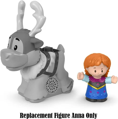 Vista 5 de Piezas de repuesto para Little People Anna and Sven Playset - GNG91 ~ de The Movie Frozen ~ Figura de repuesto ~ Anna
