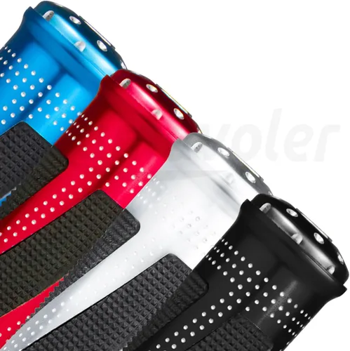 Vista 4 de Empuñaduras universales para manillar de motocicleta para motocicletas con agarre izquierdo de 7/8 pulgadas y 1 pulgada derecha, disponibles en una