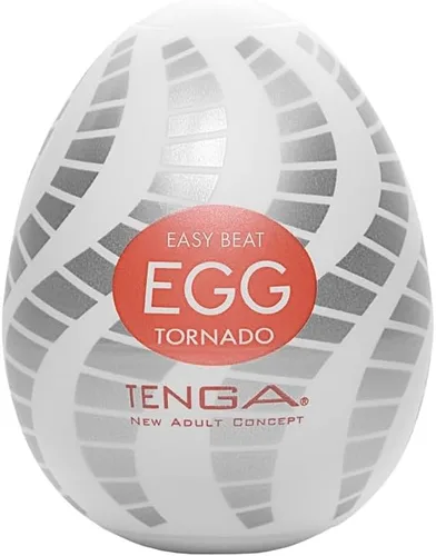 Vista 8 de TENGA Huevo desechable, de uso único, súper elástico, masturbador masculino, tornado (paquete de 2)